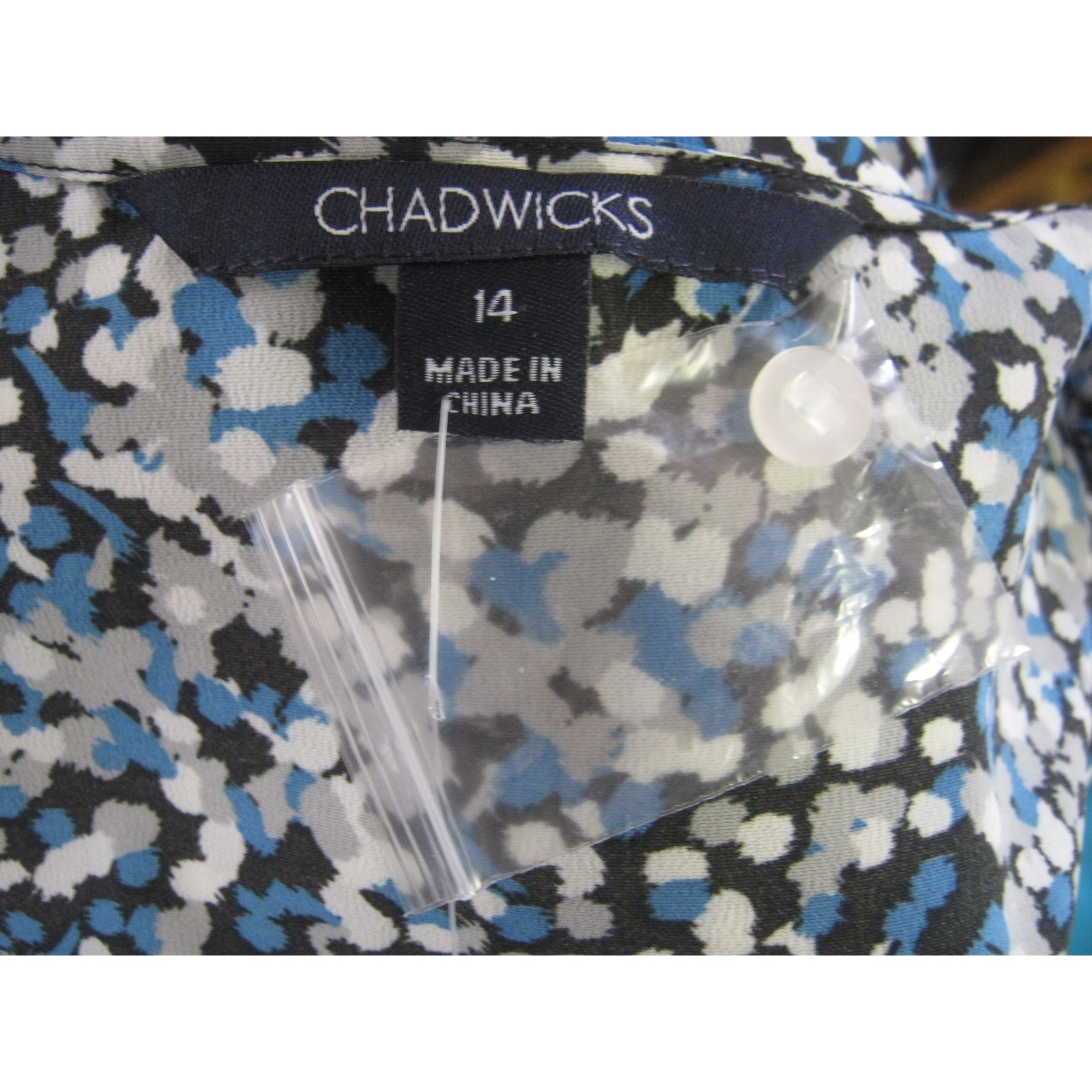 Chadwick's Blouse Size 14 Nwot Layered Look Pullover Top — image 7 of 7